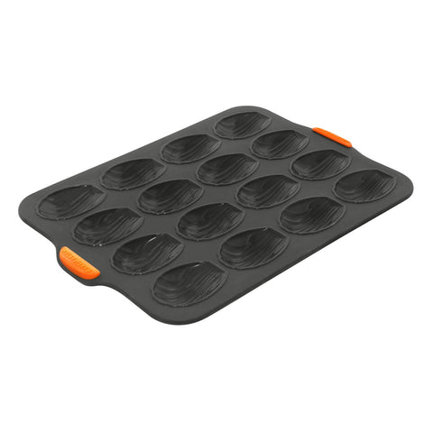 Silicone 16 Cup Madeleine Pan 35.5x24.5x2cm - Grey