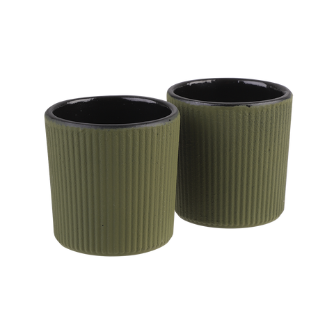 Cast Iron Tea Cup 120ml Set 2 - Serenity