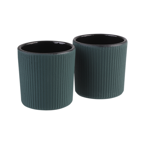 Cast Iron Tea Cup 120ml Set 2 - Serenity