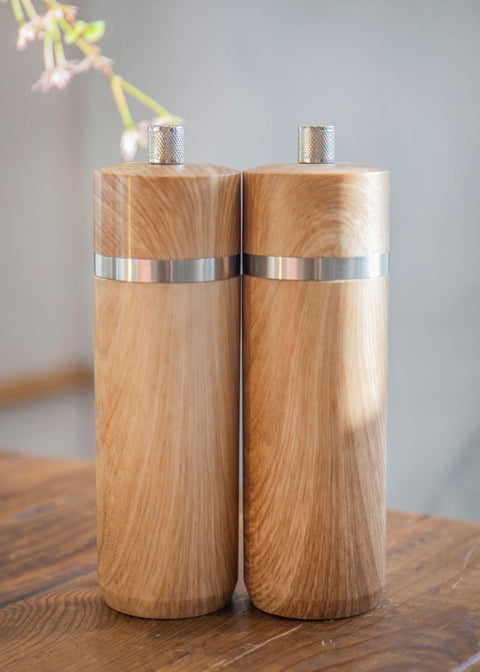Beech Salt & Pepper Mill 17cm