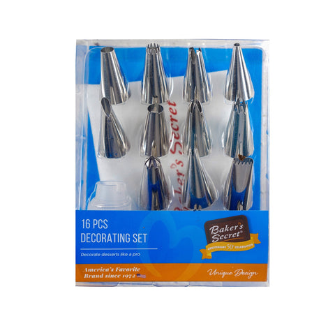 16 Pieces Cake Decorating Set, 3x1.7cm