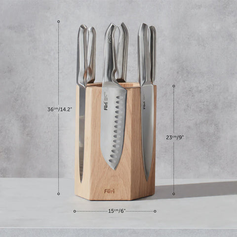 Pro Magnetic Hexagonal Knife Block Set 7 Piece