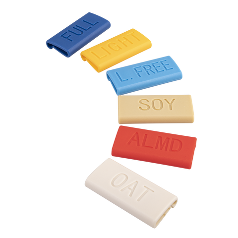 Milk Id Clips - Almond - Red