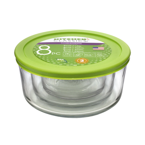 8 Piece Nested Food Storage Value Pack