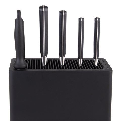 Rectangle Universal Knife Block - Matte Black