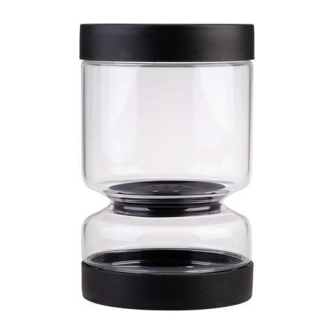 Borosilicate Glass Pickle Jar 1.1l - Black