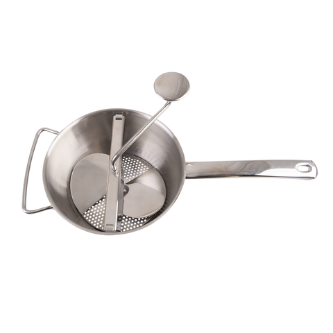 Stainless Steel Food Mill W/ 3 Discs 20cm Dia.