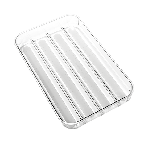 Clear Soft Grip In-Drawer Spice Organiser - Grey