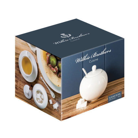 Round Sugar Bowl 500ml - New Bone