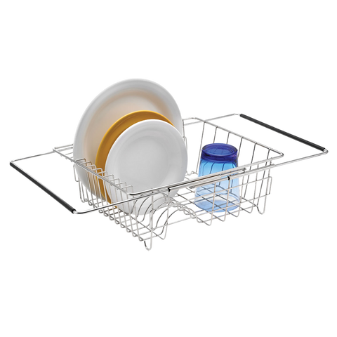 Stainless Steel Expandable In-Sink Dish Rack 35cm X 30cm X 12.7cm