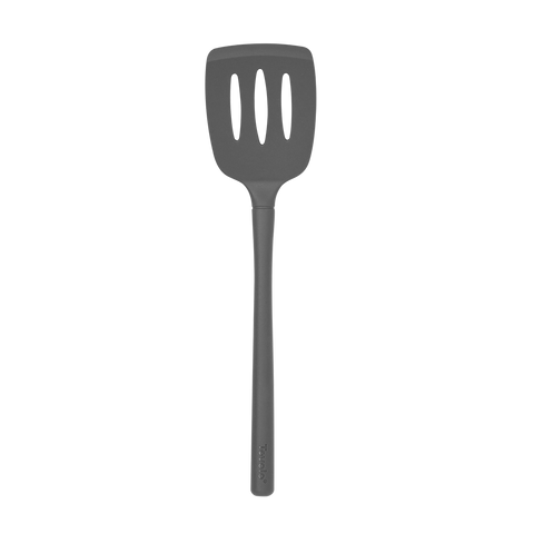 'Flex-Core' All Silicone Slotted Turner - Charcoal