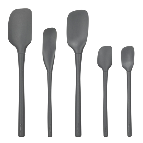 "Flex-Core" All Silicone Spatula Set 5