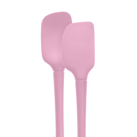 "Flex-Core" All Silicone Set 2 Mini Spatula/Spoonula - Pink Sorbet