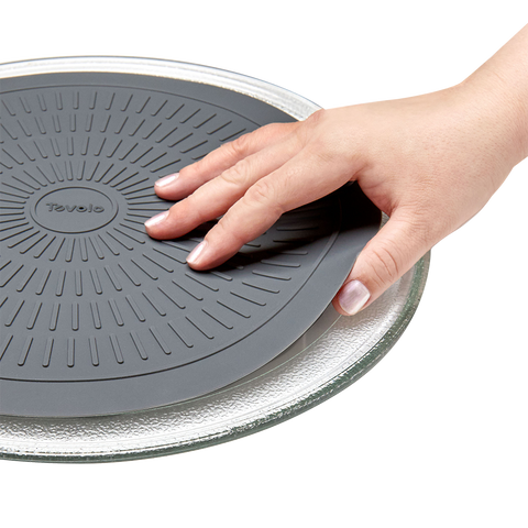 Silicone Microwave Mat 30.5cm Dia. - Charcoal