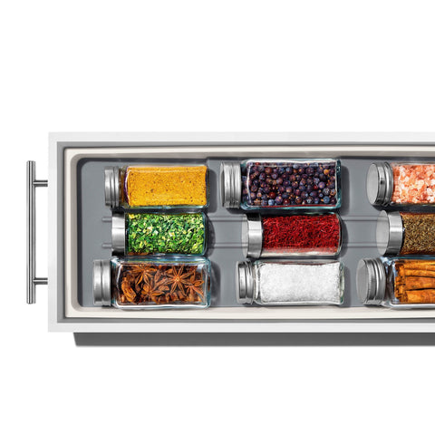 Compact Spice Drawer Organizer