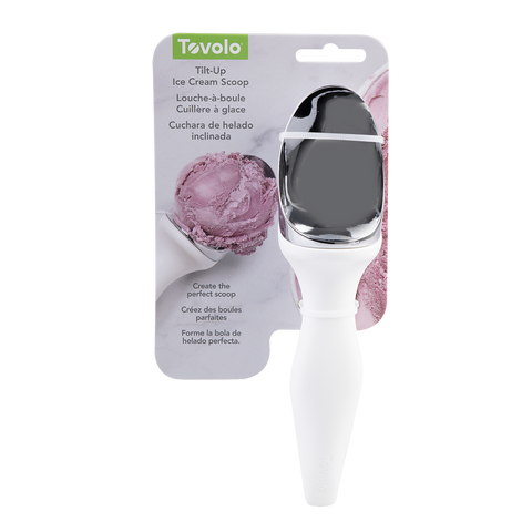 Tilt-Up Ice Cream Scoop - White