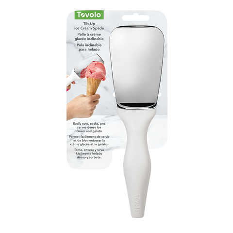 Tilt-Up Ice Cream Spade - White