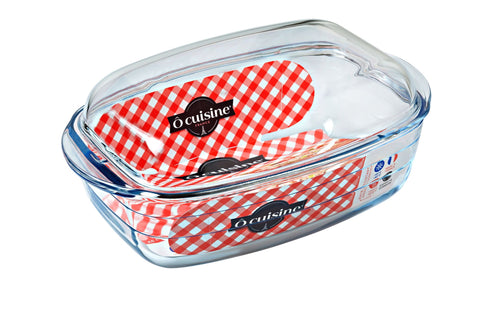 Rectangular Casserole With Lid 37x22cm - 6.5L