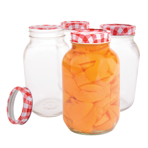 Mason Preserving Jars 1L Set of 4
