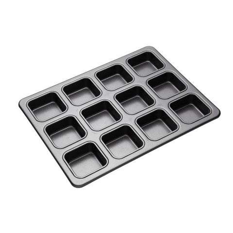 Heavy Base Square Brownie Pan 12 Cup