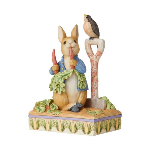 Beatrix Potter By Jim Shore - 14.5cm/5.7" Peter Rabbit Eating Radishes