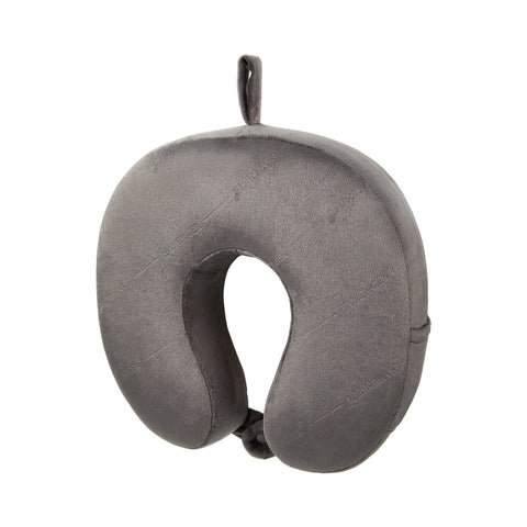 Fleece Memory Foam Pillow - Grey