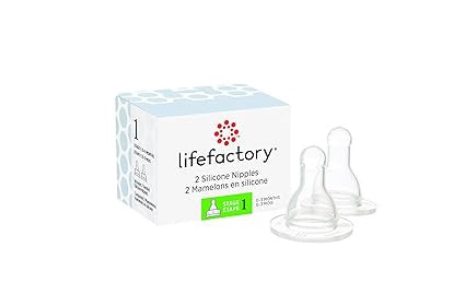 Lifefactory Teats 2 Pk Accessory