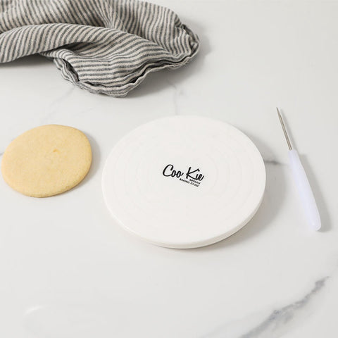 Mini Turntable with Silicone Mat