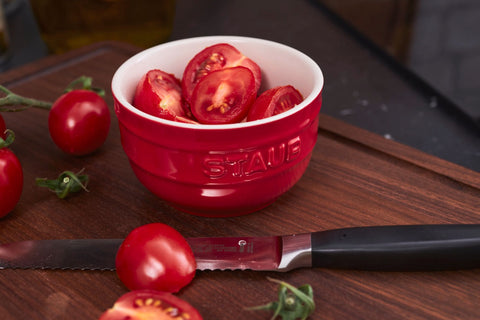Ceramic Round Ramekin 2piece Cherry - 8cm