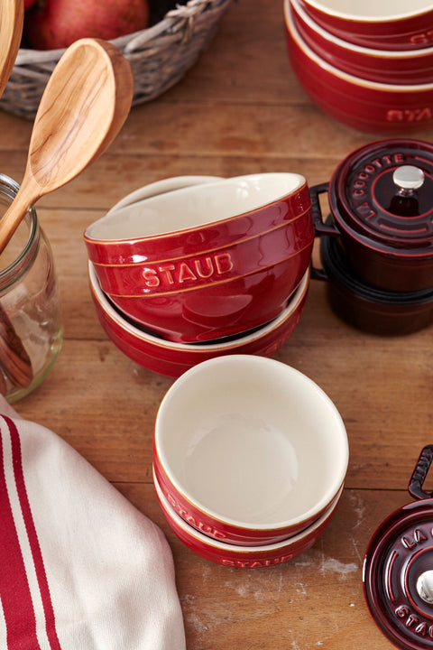 Ceramic Round Bowl Cherry - 14cm