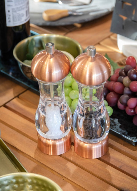 Copper Capstan Pepper Mill 19cm