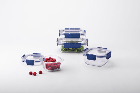 Top Class Glass with Tritan Lid Square - 750ml