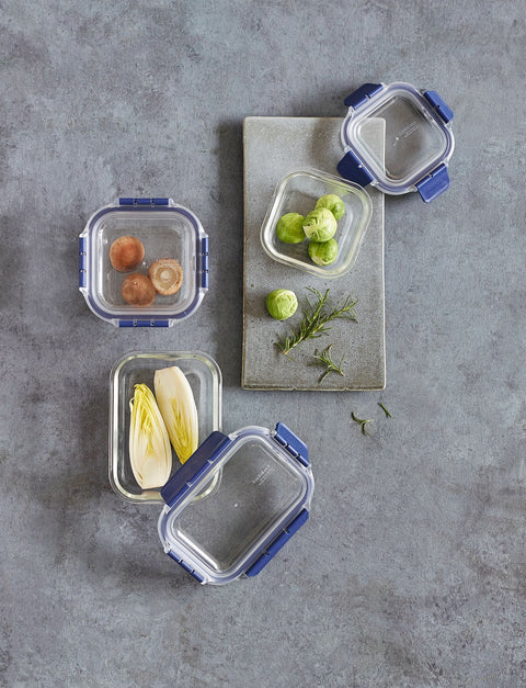Top Class Glass with Tritan Lid Rectangular - 630ml