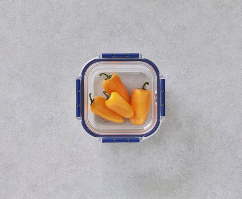 Top Class Glass with Tritan Lid Square - 750ml