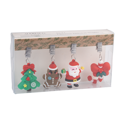 Tablecloth Weights Set 4 - Christmas