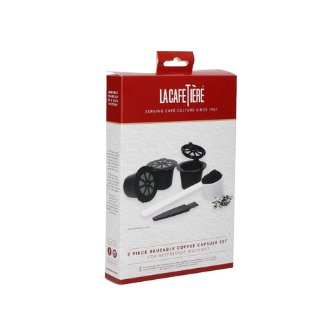 3piece Reusable Coffee Capsule Set