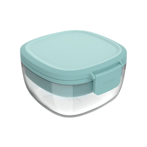 All-In-One Glass Salad Container