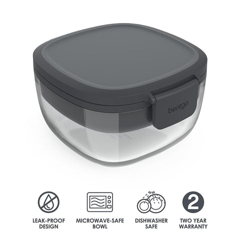 All-In-One Glass Salad Container