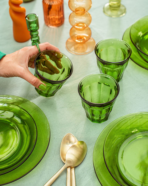 Picardie Green Tumbler 250ml Set of 4