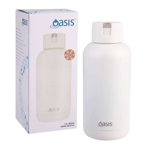 Ceramic Lined Stainless Steel Triple Wall Insulated "Moda" Drink Bottle 1.5l