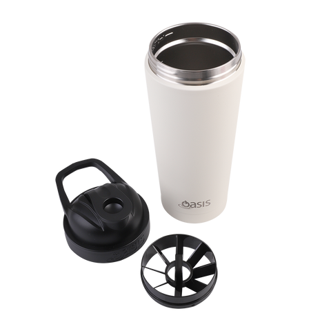 Stainless Steel Double Wall Insulated Protein Shaker 700ml