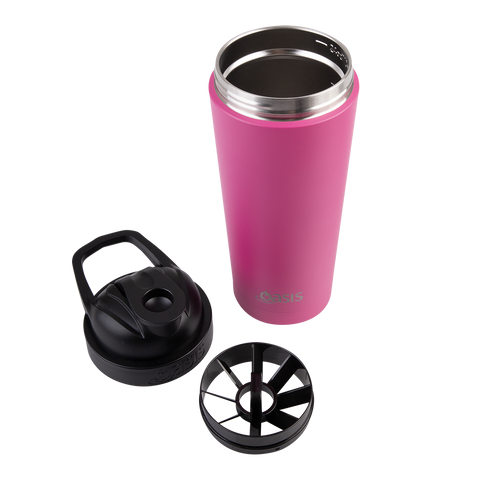 Stainless Steel Double Wall Insulated Protein Shaker 700ml