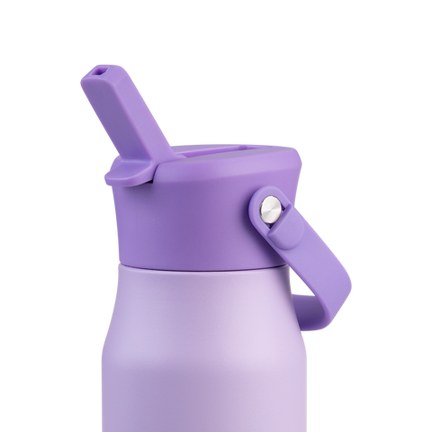 Stainless Steel Double Wall Insulated 'Jnr' Drink Bottle W/ Sipper 400ml