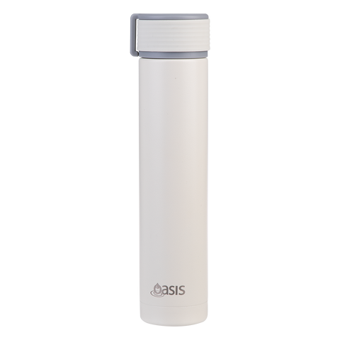 'Skinny Mini' Stainless Steel Double Wall Insulated Drink Bottle W/ Powdercoat 250ml