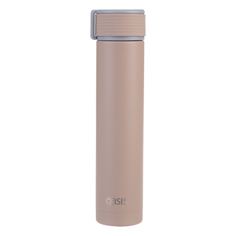 'Skinny Mini' Stainless Steel Double Wall Insulated Drink Bottle W/ Powdercoat 250ml
