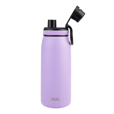 Stainless Steel Double Wall Insulated Sports Bottle W/ Screw Cap 780ml