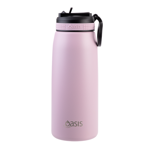 Stainless Steel Double Wall Insulated Sports Bottle W/ Sipper 780ml