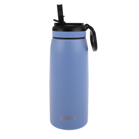 Stainless Steel Double Wall Insulated Sports Bottle W/ Sipper 780ml