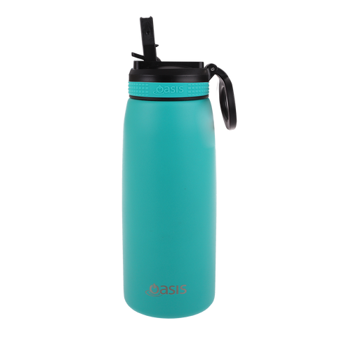Stainless Steel Double Wall Insulated Sports Bottle W/ Sipper 780ml