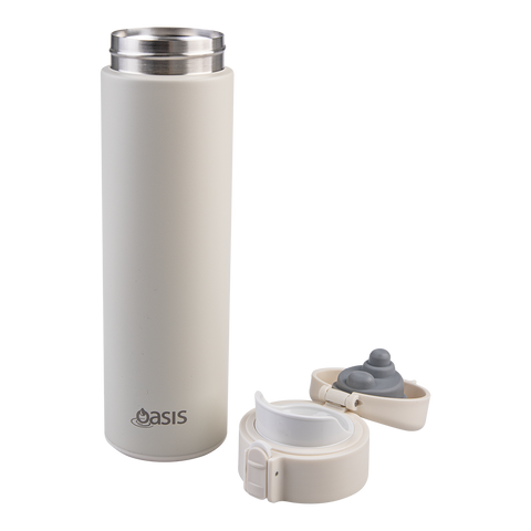 Stainless Steel Double Wall Insulated Flip-Top Flask 480ml